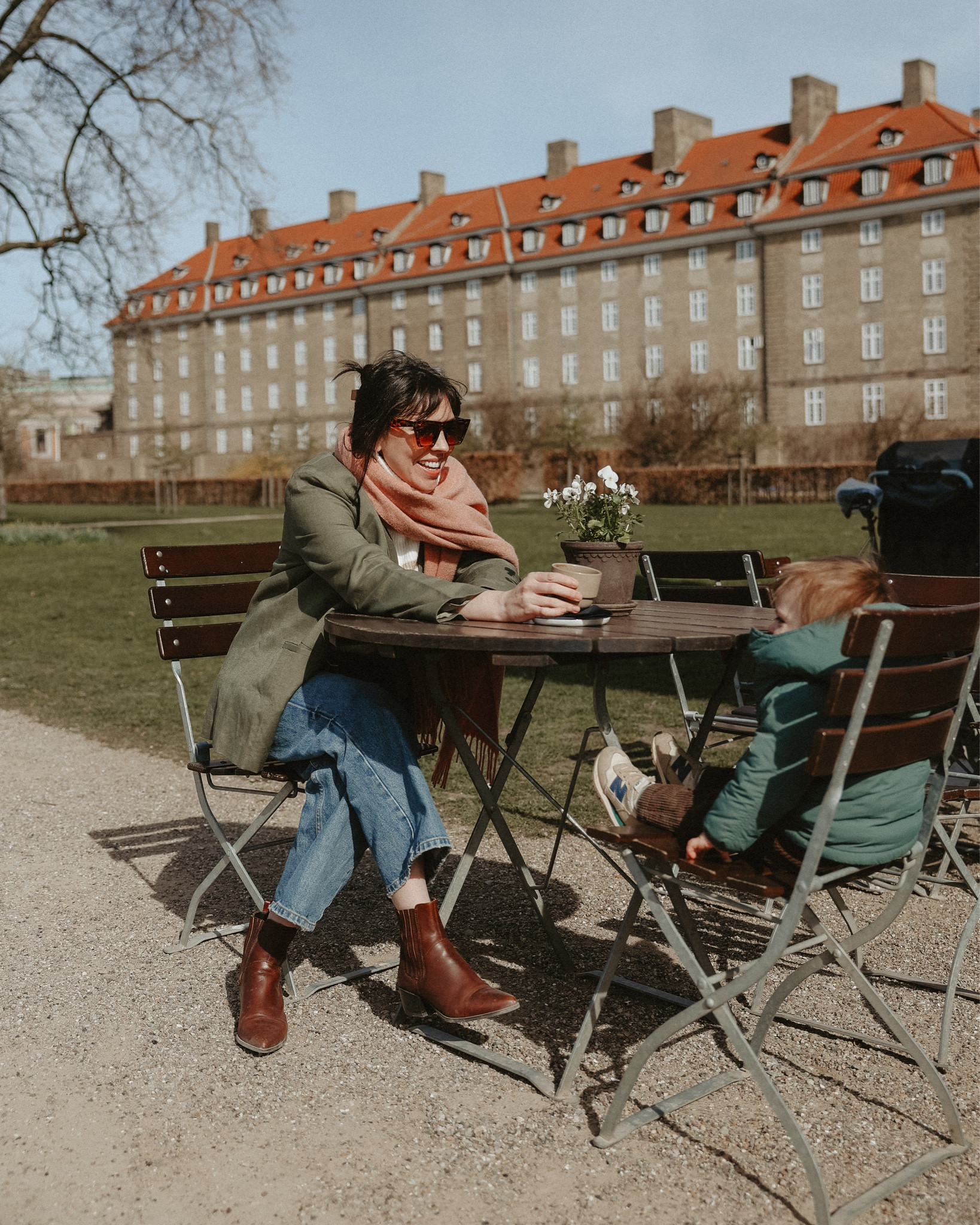 Green blazer & other items I packed for Copenhagen 