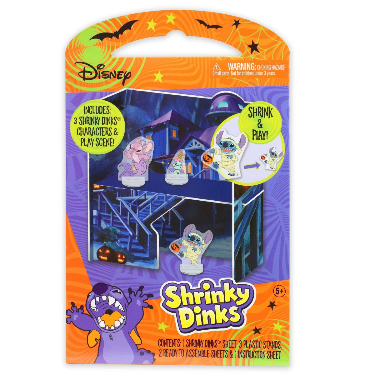 Disney Shrinky Dinks - Stitch Halloween Activity Kit | Target