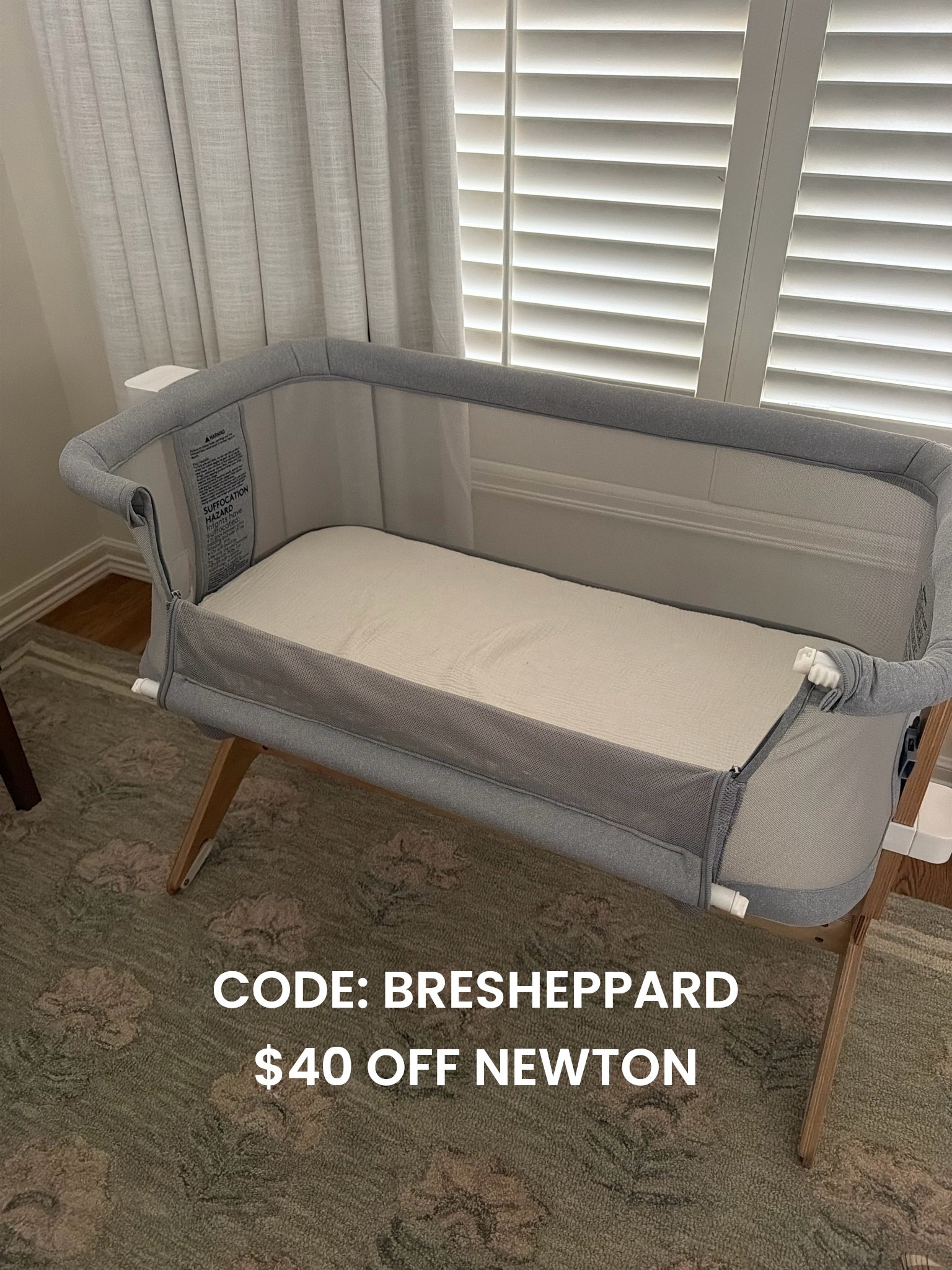 Washable and breathable bassinet and bedside sleeper from Newton we used for Riley and now we use for Millie!! Lightweight but sturdy, adjustable height, simple and you can wash the full mattress and everything! 

#bassinet #babyfaves #baby #babymusthave #momfaves #newborn

#LTKmomlife #LTKBaby