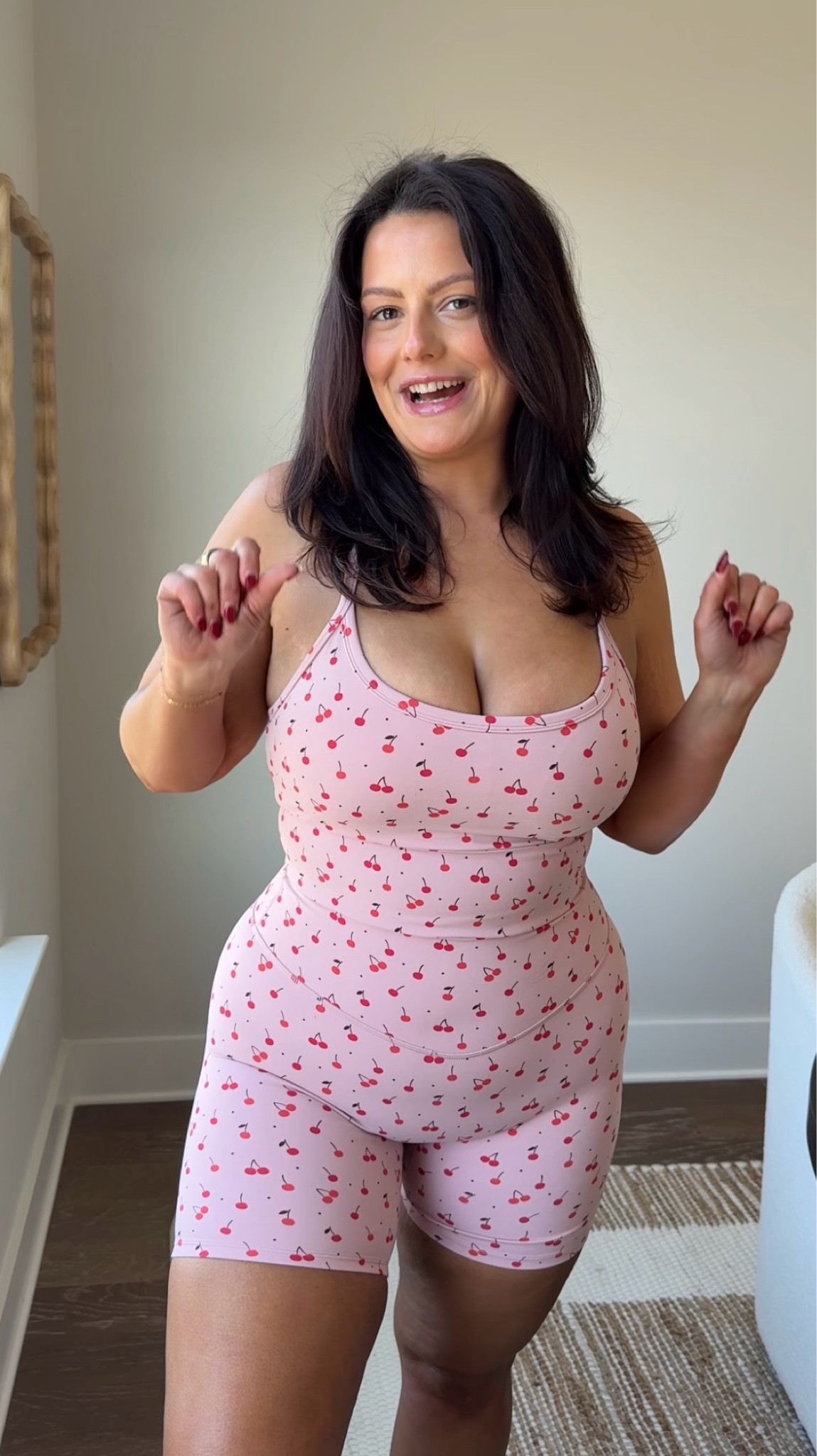Vitality’s sweet heat cloud II collection is launching today!! I AM OBSESSED! Wearing a large in everything! Very impressive my compression but comfort and how flattering and supportive the bras were! My top picks are the red sets and black sets! Cherry was behind them favs wise! I loved the bra/shorts/leggings and zip up for color combos! 

Red cherry pepper coral bombshell DD curvy size large activewear spicy athleisure trending curvy lower tummy biker shorts Pilates leggings walking working out supportive sports bra tank

#LTKWatchNow #LTKActive #LTKFitness