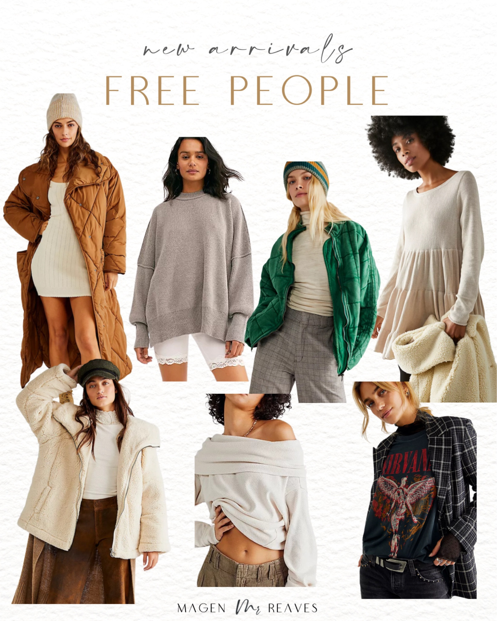 Free People new arrivals puffer coat quilted jacket oversized sweater 

#LTKunder50 #LTKsalealert #LTKunder100