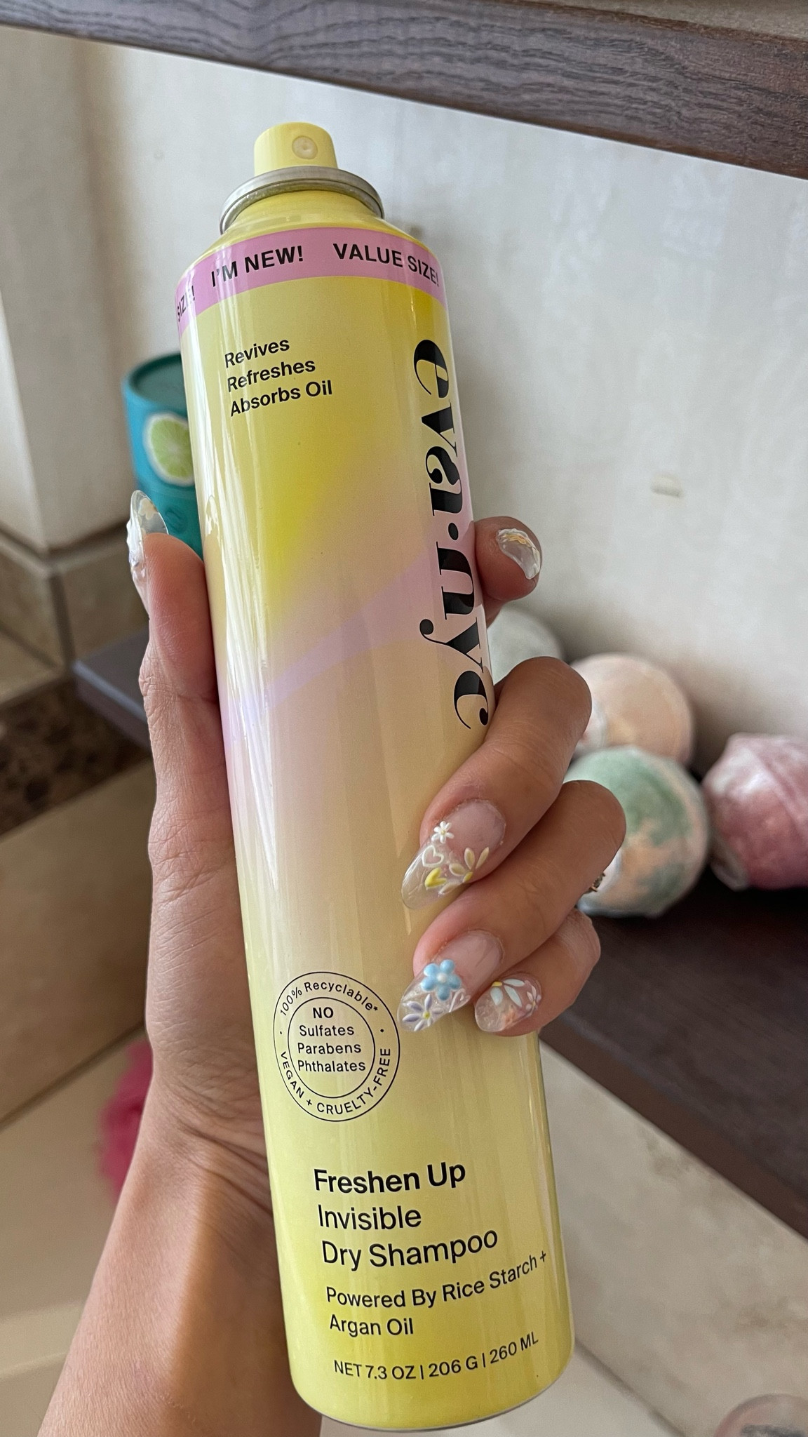 Another one to add to my empties! I originally got this dry shampoo when another brand wasn’t available, and it turned into one of my favorite dry shampoo products! The scent is light and fresh! It’s not heavy in my hair, just right to freshen and hair texture smooth and fluffy again. 

My tip is just I always dry shampoo roots,rub it in and then wait a bit to brush through and touch up style. Using some heat less curlers helps keep blowouts fresh too! 

Try this the next time you need to replace your empty dry shampoo! My favorite bathbombs in the background are also linked 

#LTKBeauty #LTKSeasonal #LTKStyleTip