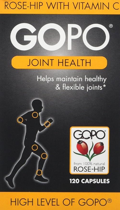 Gopo Rose Hip Joint Health Vitamin C Capsules 120s - Pack of 3 | Amazon (UK)