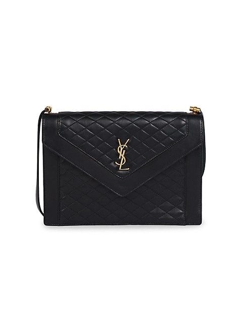 Gaby Quilted Satchel, Yves Saint Laurent Bag, Luxury Christmas Gift Guide 2021 | Saks Fifth Avenue