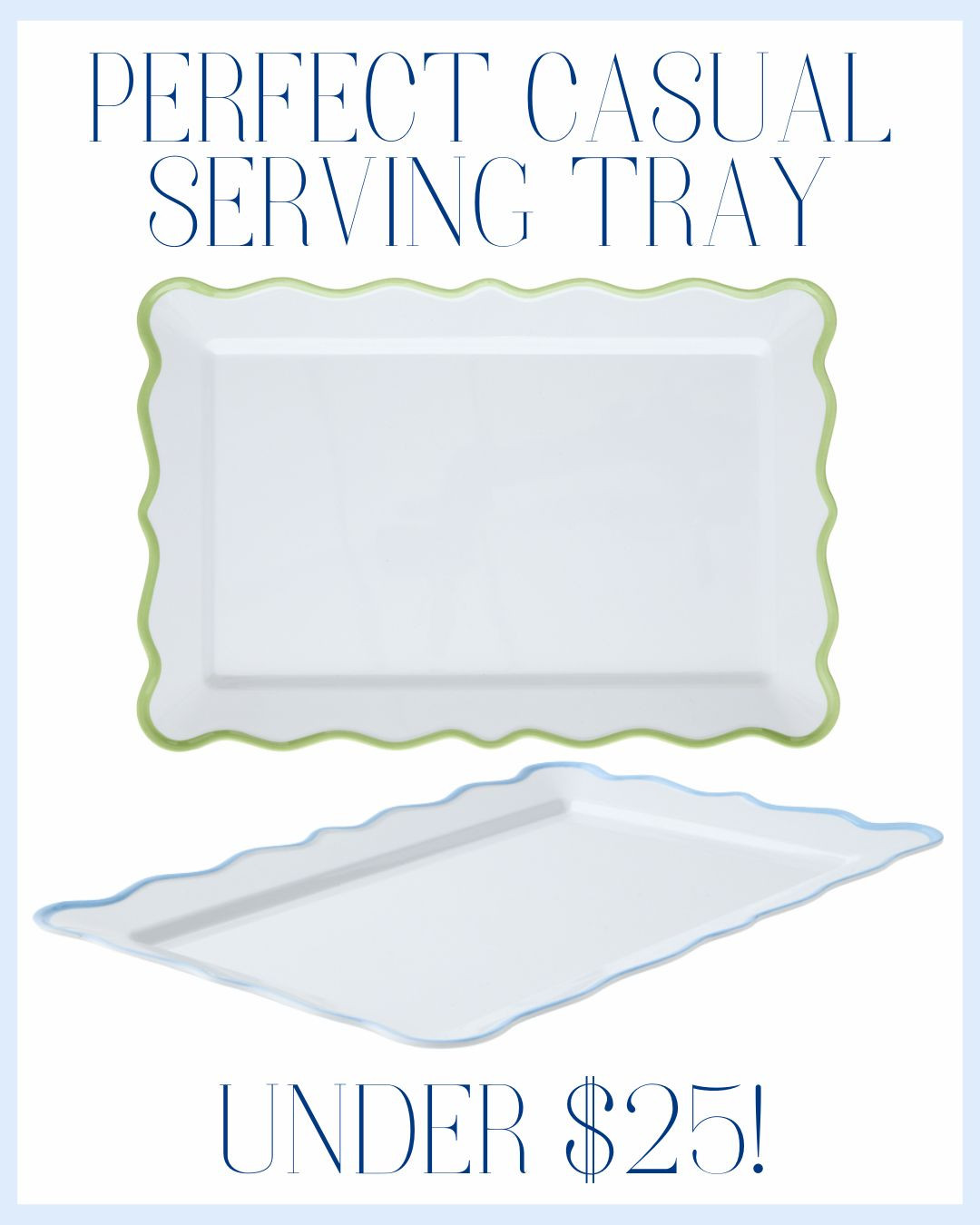 perfect casual serving tray under $25! 

 #LTKHome