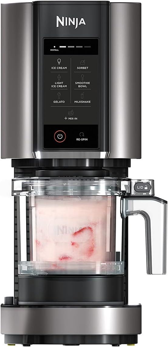 Ninja Ice Cream Maker [NC300UK] Ice Cream, Gelato, Milkshake, Sorbet, Smoothie Bowls, 7 Programs,... | Amazon (UK)