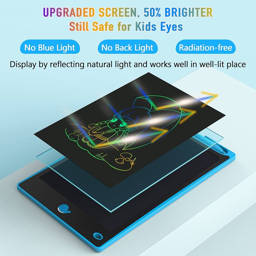 Hockvill LCD Writing Tablet for Children 8.8 Inch, Toys for Girls Boys Drawing Pad for 3 4 5 6 7 ... | Amazon (US)