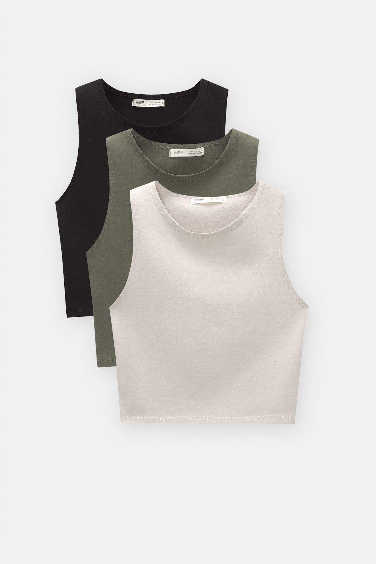 3-pack of tank tops | PULL and BEAR UK