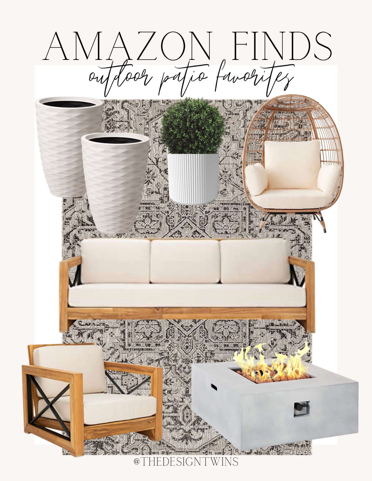 Outdoor patio favorites found on amazon. Budget friendly. For any and all budgets. Organic modern, traditional, modern farmhouse home decor, accessories and furniture. Neutral, wood nature inspired. Coastal casual home, modern french country.

#LTKSeasonal #LTKFind #LTKstyletip