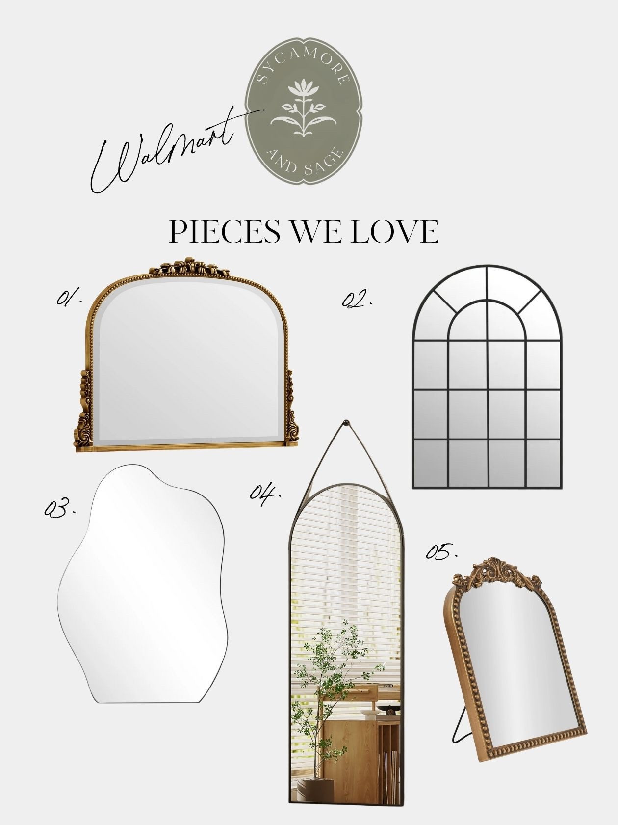 Mirror, mirror on the wall… which Walmart find is the best of all? 🪞 Whether you’re into modern curves, funky shapes, or vintage charm—we found all the vibes and we’re obsessed! These picks are stylish, budget-friendly, and totally transformative. 

#SycamoreandSage #WalmartFinds #MirrorGoals #HomeStyleOnABudget

#LTKHome #LTKSaleAlert #LTKFindsUnder100