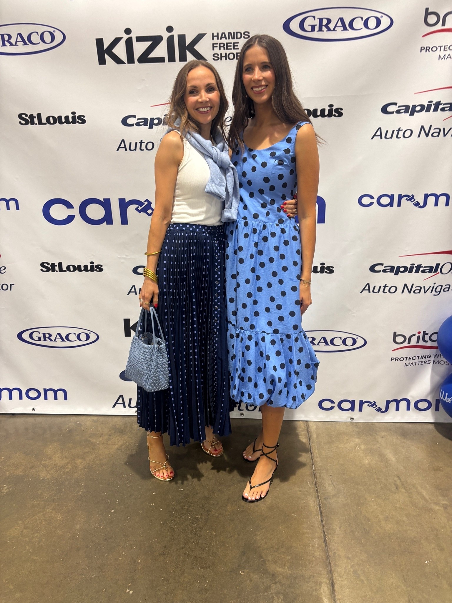What I wore to the car mom auto show VIP night - a skirt and tank with cute accessories is a perfect easy outfit that’s elevated casual