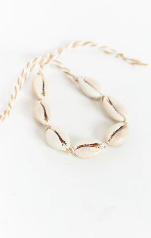 Jonesy Wood Marella Cowrie Shell Anklet ~ Cream/Natural | Show Me Your Mumu