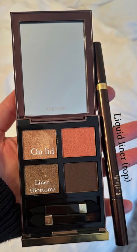The most gorgeous palette and liner from @TomFordBeauty. This is Tiger, but after trying this one, I am so curious about the other ones. The quality and texture applies and wears like a dream. #TFBxLTKPartner #Sephora #ad

#LTKbeauty #LTKxSephora