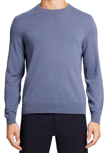 On Sale for Him! Shop Men’s Cashmere on Saks. 

🏷️ $221.25
‼️ SALE ‼️Price reduced from $295 to  $221.25

• Designer: Theory
• Colors: 💙 Moat Blue (In this photo), 💚 Olive Branch Green, 🤎 Burgundy, & 🤍 Heather White/grey  

✨ Details: 
Theory
“Hilles Crewneck Cashmere Sweater” 
Crewneck, Long sleeves, rib-knit cuffs. Pullover style. Rib-knit trim
100% cashmere! #cashmereical

Photo from Saks. 

#LTKSale #LTKmens #LTKsalealert