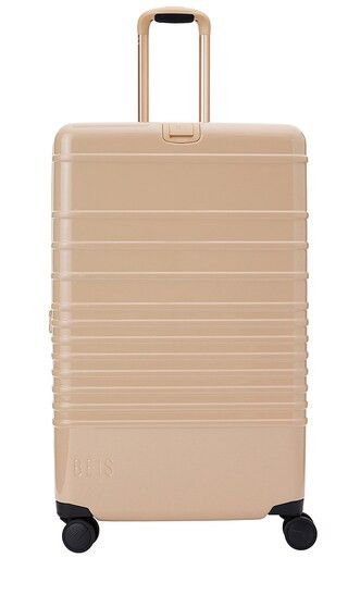 BEIS The Glossy Large Check-In Roller in Beige. | Revolve Clothing (Global)