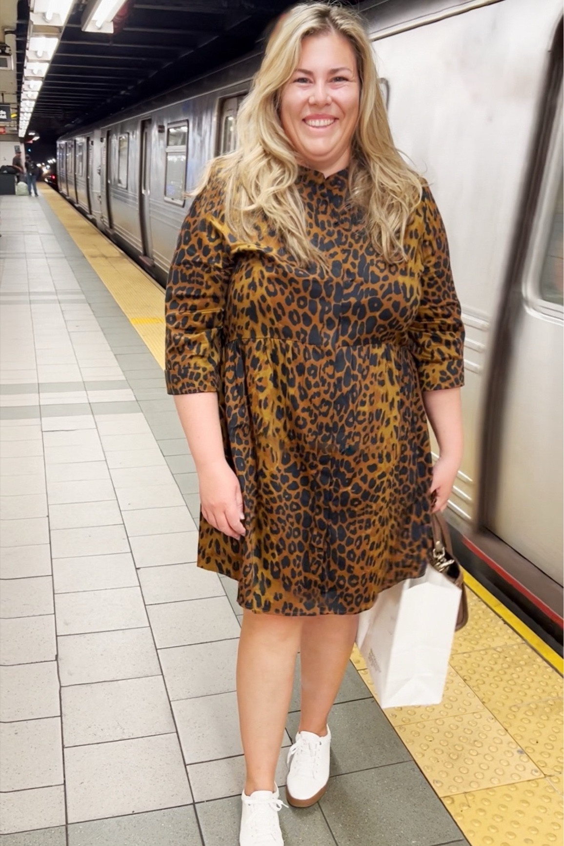 Day 2 exploring NY Fashion Week! A leopard print dress that is perfect for fall. The Susan Shaw earring of the month is on sale through September. Leopard dress, Tuckernuck dress, fall dress, fall style, fall outfit, white tennis shoes

#LTKStyleTip #LTKNYFW #LTKSeasonal