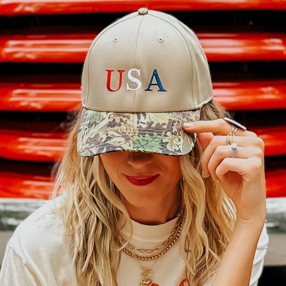 USA Camo Trucker Hat | Mountain Moverz