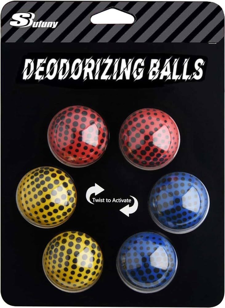 Shoe Deodorizer Balls Sneaker Deodorizers Balls Odor Eliminating for Shoes 6 Packs | Amazon (US)