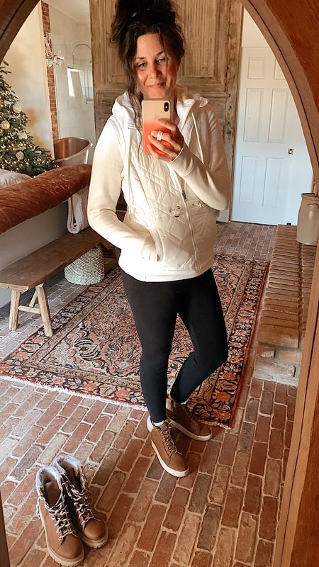 Cozy Walmart finds for the holidays at great prices!!! This vest is AMAZING along with this hoodie and these boots!!! I bought the vest in three colors! #WalmartPartner @WalmartFashion #WalmartFashion 

#LTKunder50 #LTKunder100