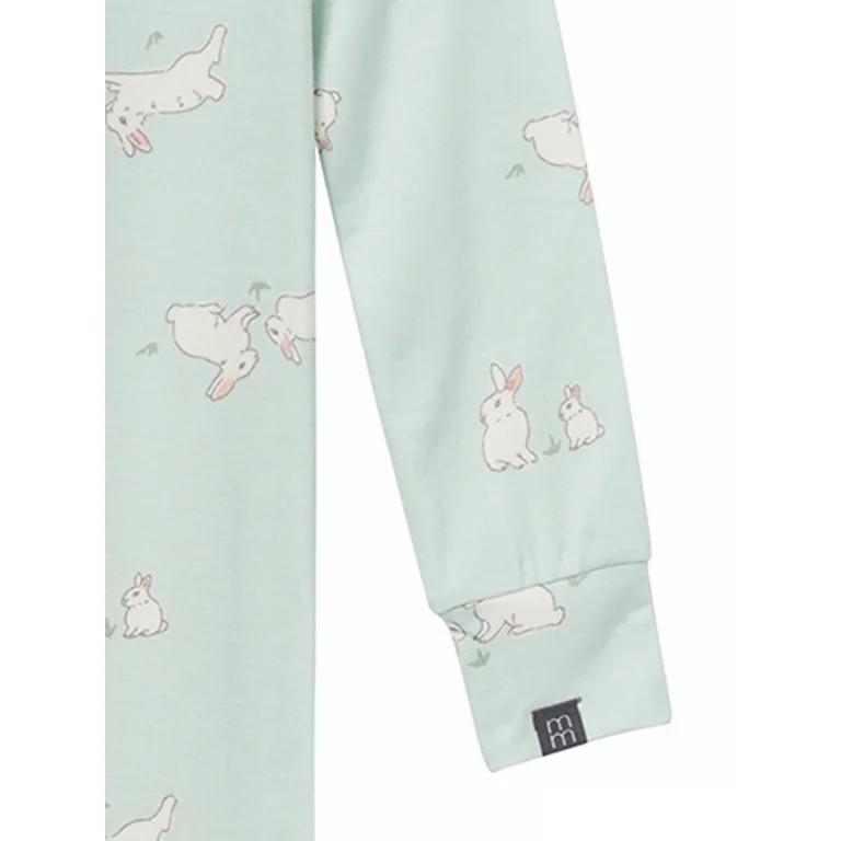 Modern Moments by Gerber Toddler Neutral Super Soft Easter One-Piece Pajama, Sizes 12 Months-5T | Walmart (US)