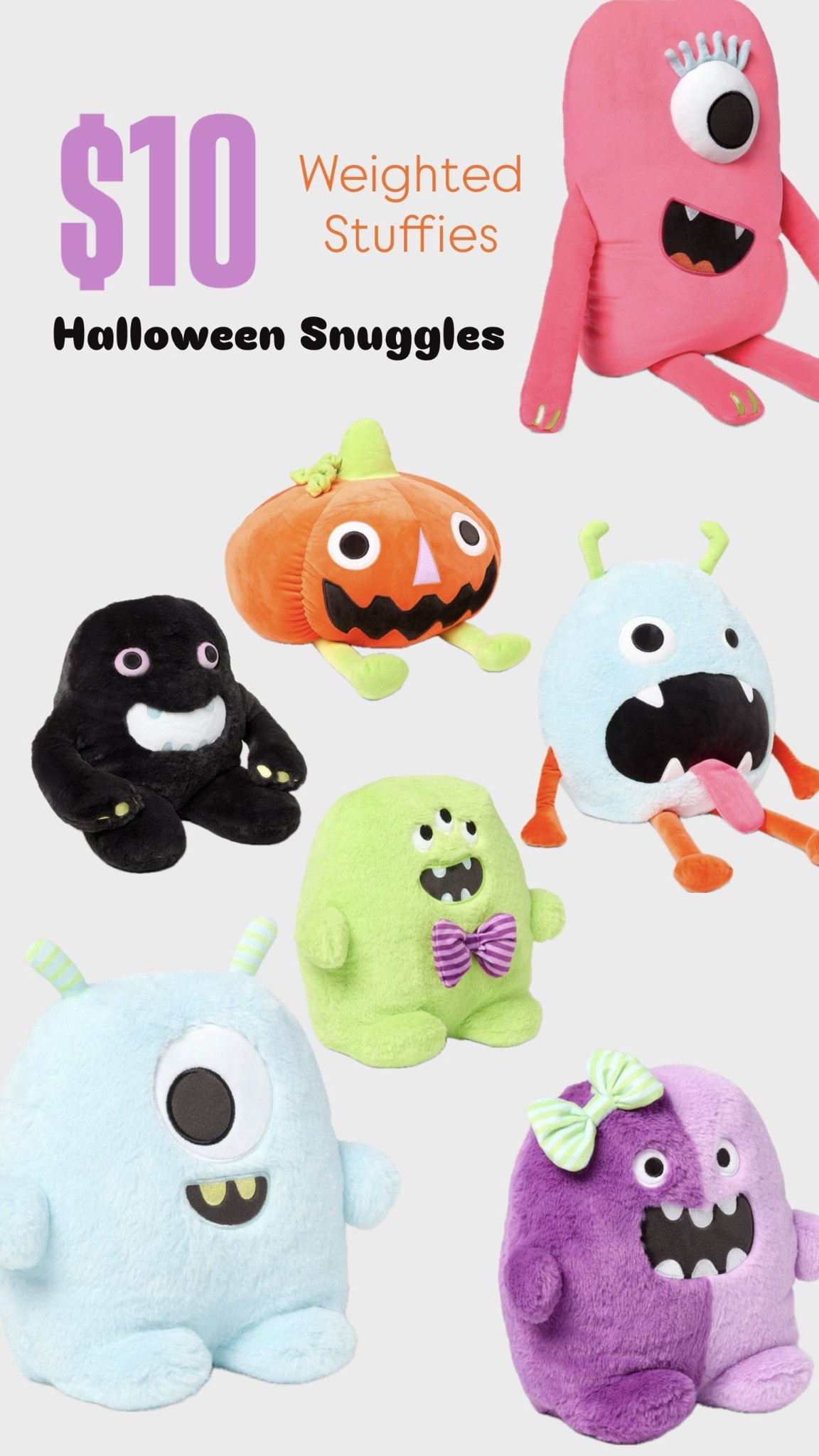 Weighted Stuffies for Halloween that are only $10!

#LTKdayinmylife #LTKmomlife #LTKKids