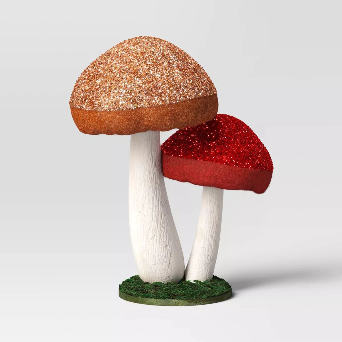 10.5" Wool Mushroom Christmas Figurine - Wondershop™ Brown/Red | Target