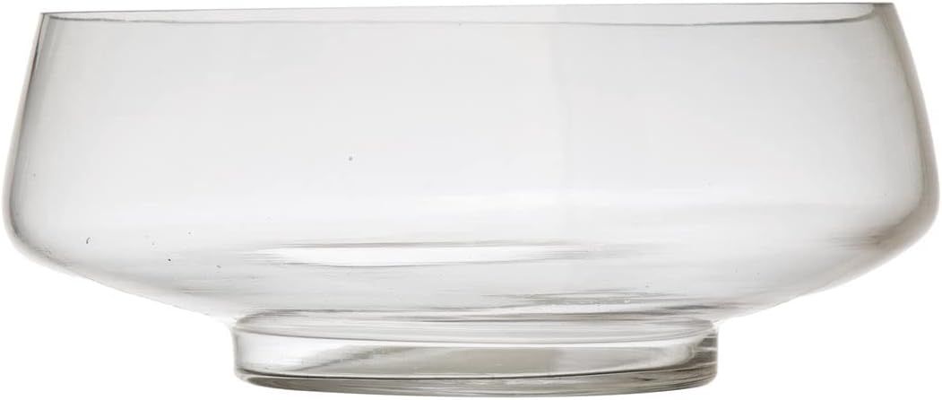 Creative Co-Op Glass Bowl, 12" L x 12" W x 5" H, Clear | Amazon (US)