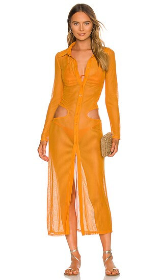 Gigi Maxi Dress in Rustic Orange | Revolve Clothing (Global)