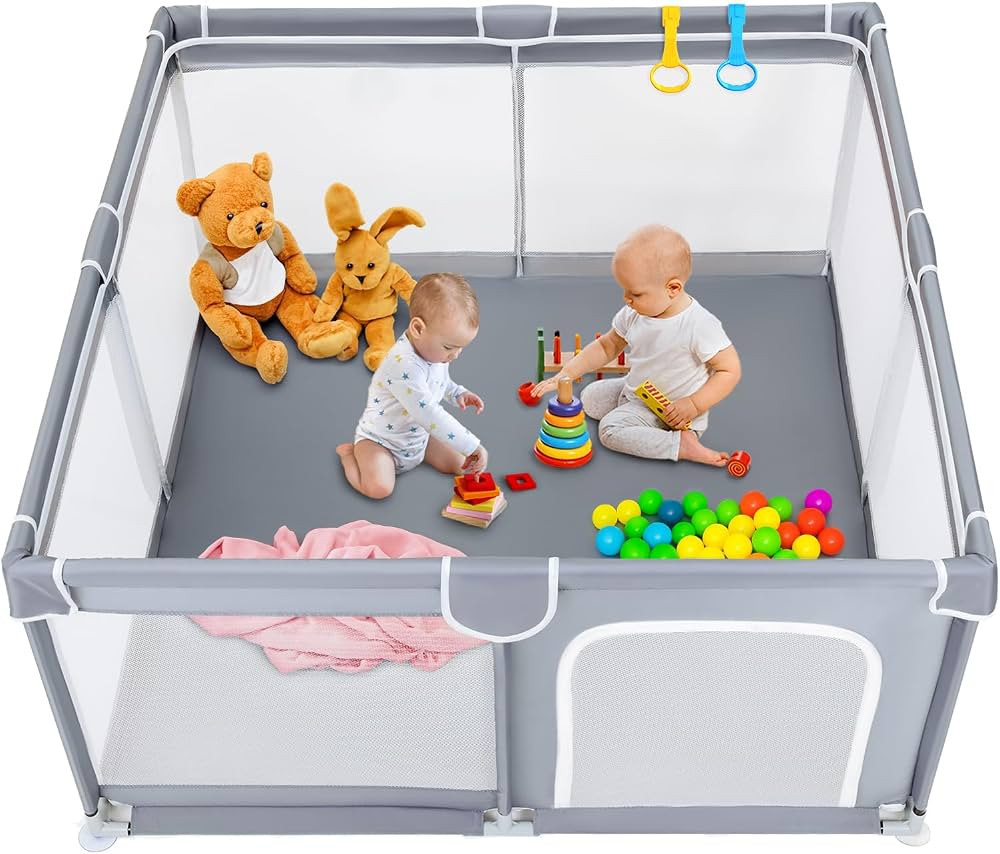 TODALE Baby Playpen for Toddler, Large Baby Playard, Indoor & Outdoor Kids Activity Center with A... | Amazon (US)