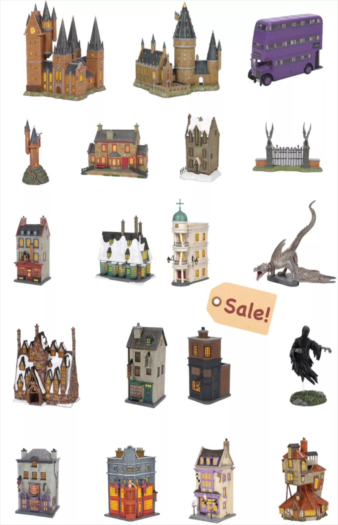 The COMPLETE Harry Potter Village by Department 56