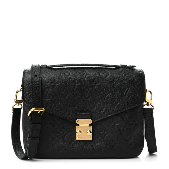 LOUIS VUITTON Empreinte Pochette Metis Black | FASHIONPHILE (US)