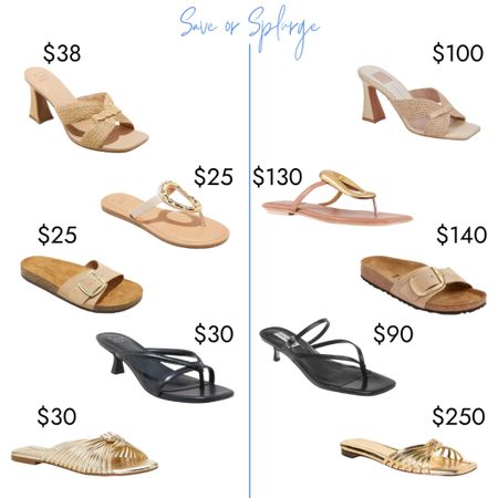 Check out these summer sandals! Will you save or splurge on these?  #SummerVibes #SandalSeason
#SaveOrSplurge #SummerStyle #FashionFinds #ShoeLovers #Sandals #OOTD #AffordableFashion #TreatYourself



#LTKFindsUnder100 #LTKShoeCrush #LTKFindsUnder50