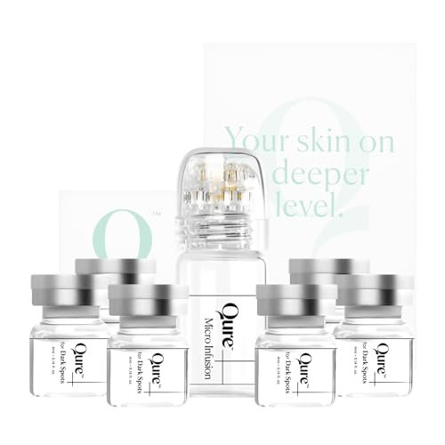 Qure Micro Infusion System for Face & Neck - Facial Moisturizing Essence, Hydrating Serum for All Skin Types, Refreshed Skin - 3-Month Supply | Amazon (US)