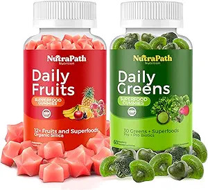 Superfood Fruits and Veggies Gummies (120 Chews), 12+ Superfruits & 30 Veggies, Fruit & Herbs, Fr... | Amazon (US)
