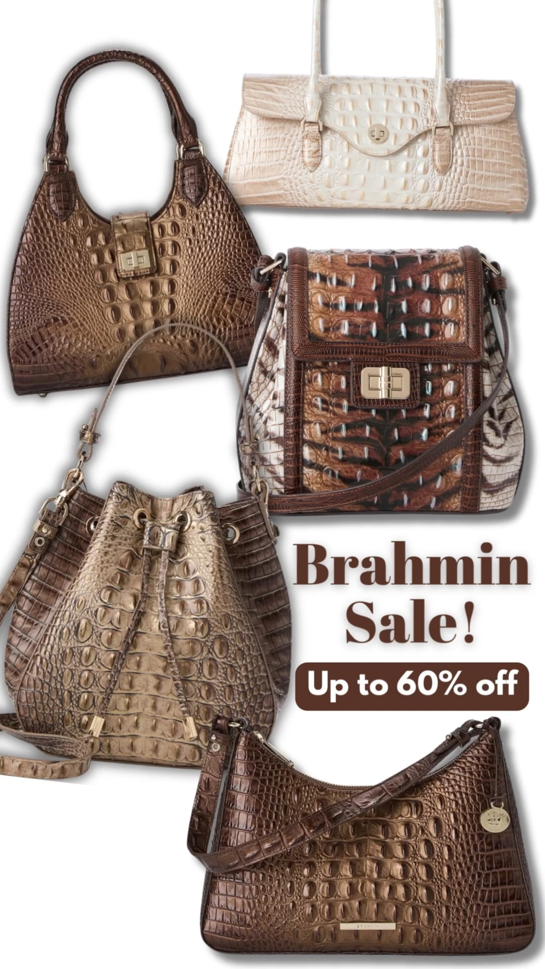 If you know me, you know I LOOOVE my Brahmin bags! If you do too, then you definitely don’t want to miss the Brahmin Warehouse Sale event. It ends on 1/19, so don’t miss out!

UP TO 60% off! Girl! 🏃🏾‍♀️

Luxury Handbags | Croc Embossed | Leather | Crossbody Bags | Satchels | Bucket Bags

#LTKSaleAlert