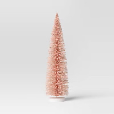 36" Christmas Bottle Brush Tree Sculpture - Wondershop™ | Target
