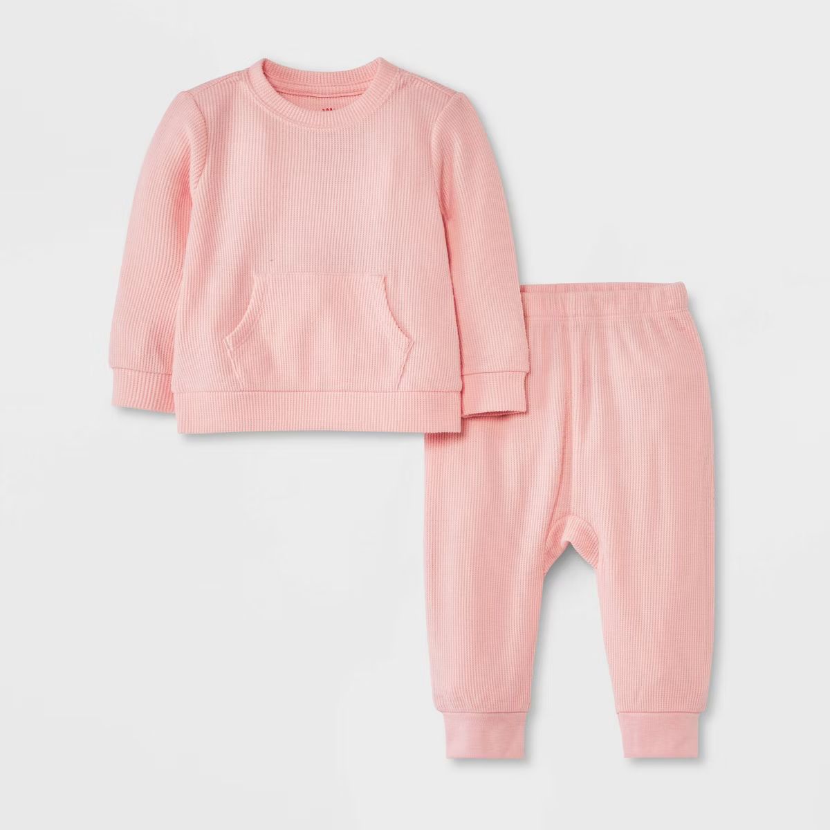 Baby Thermal Ribbed Top & Bottom Set - Cat & Jack™ | Target