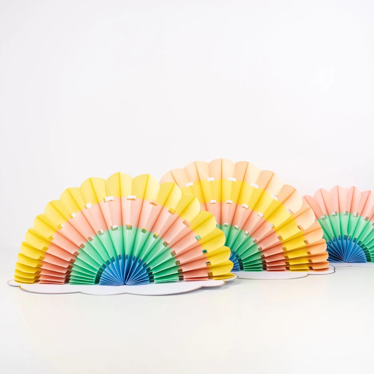 Honeycomb Rainbow Decorations (x 3) | Meri Meri