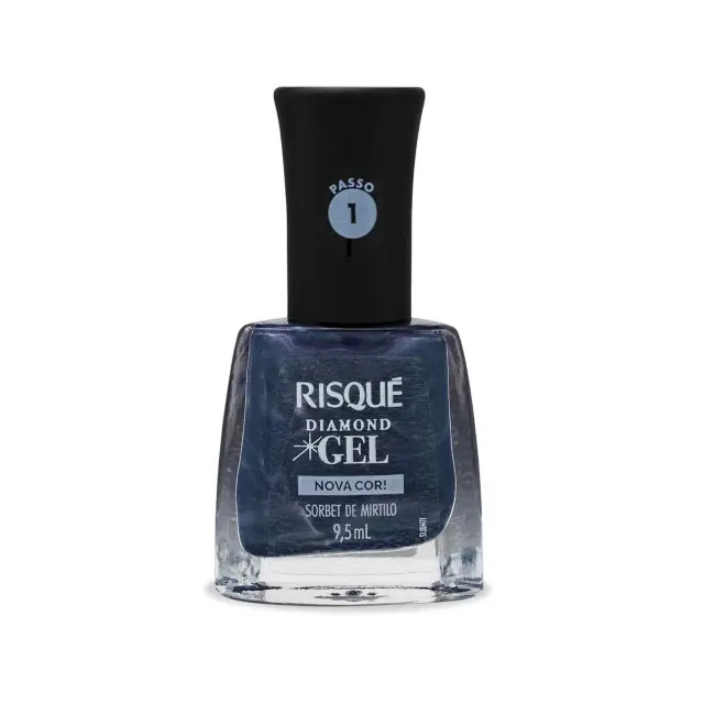 Esmalte Metálico Diamond Gel 9,5ml - Sorbet de Mirtilo | DrogaRaia (BR)