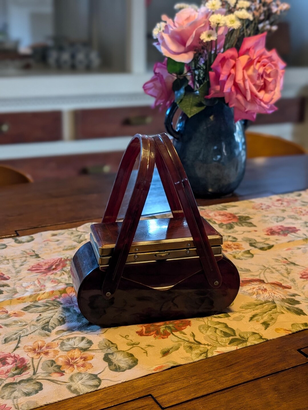 Vintage Riviera Lucite Purse With Compact - Etsy | Etsy (US)