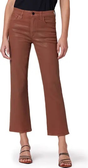 Joe's The Callie Coated High Waist Ankle Bootcut Jeans | Nordstrom | Nordstrom