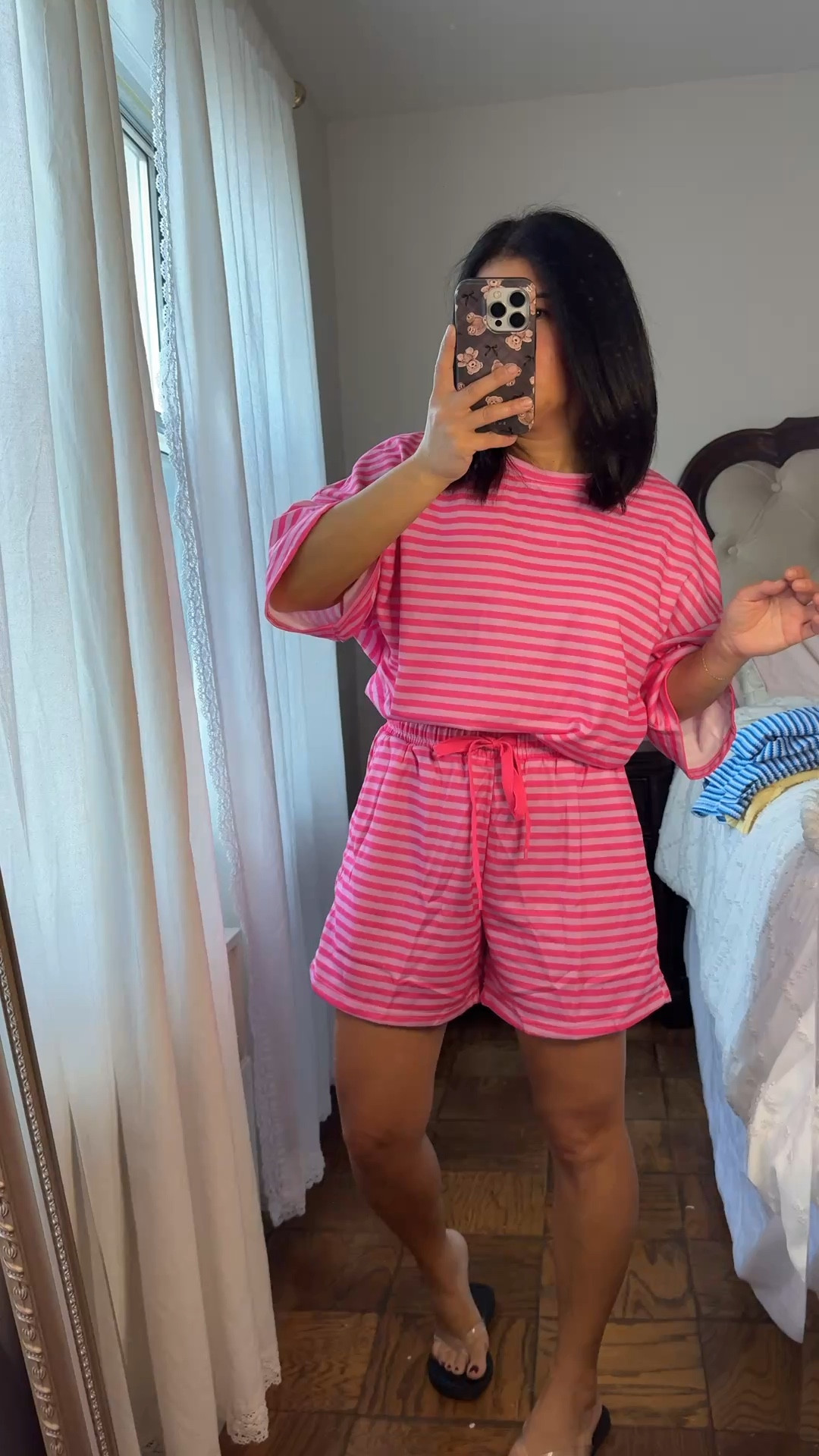 one of mg favorite comfy
sets! loving stripes right now 

#LTKgrwm #LTKootd #LTKPetite