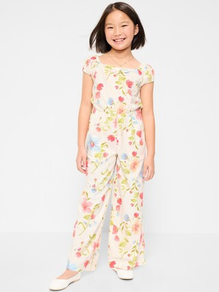 Short-Sleeve Jumpsuit for Girls | Old Navy (US)