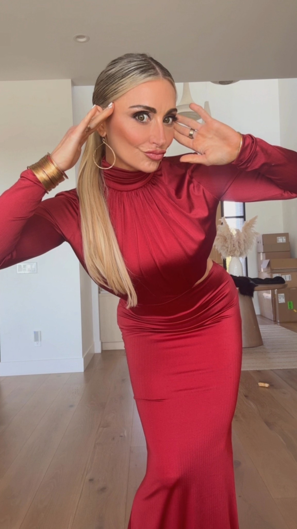 Red Dress I wore for the Oscar’s viewing party! 

#LTKParties #LTKWorkwear #LTKFindsUnder100