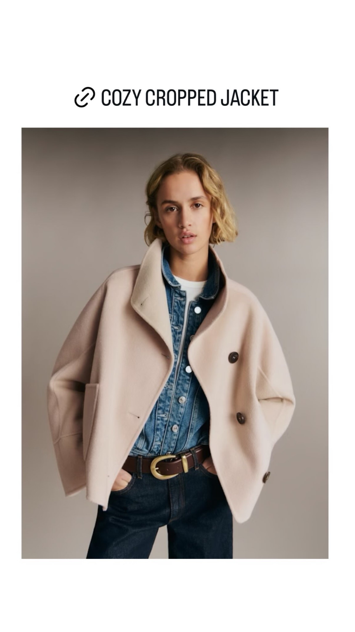 Cute cropped jacket for fall.

#LTKSeasonal #LTKWorkwear #LTKTravel