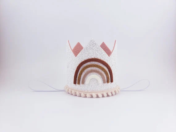 neutral boho rainbow birthday, boho rainbow birthday, neutral rainbow party, rainbow 1st birthday... | Etsy (US)