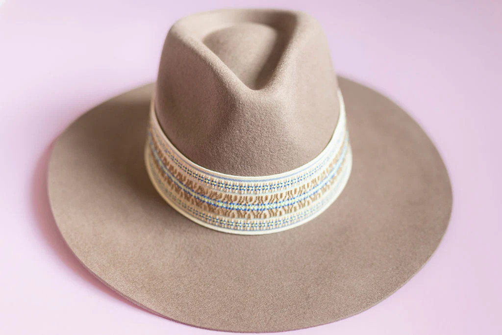 Wool Rancher Hat- Taupe | Bandette Bands