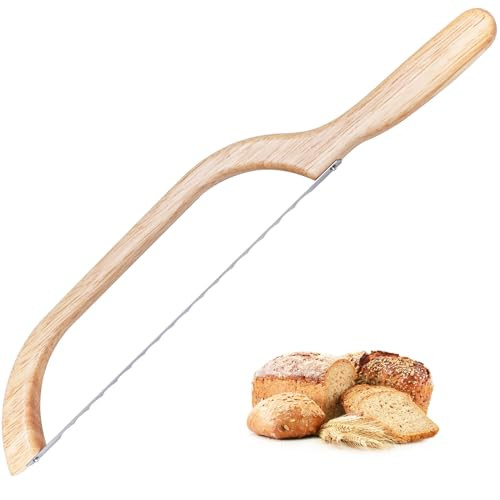 YAPULLYA Bread Knife for Homemade Bread Sourdough, Bread Bow Knife for sourdough, Sourdough Bread Cutter, 15.7" Sourdough Knife for Slicing, Bread Saw for Homemade Bread | Amazon (US)