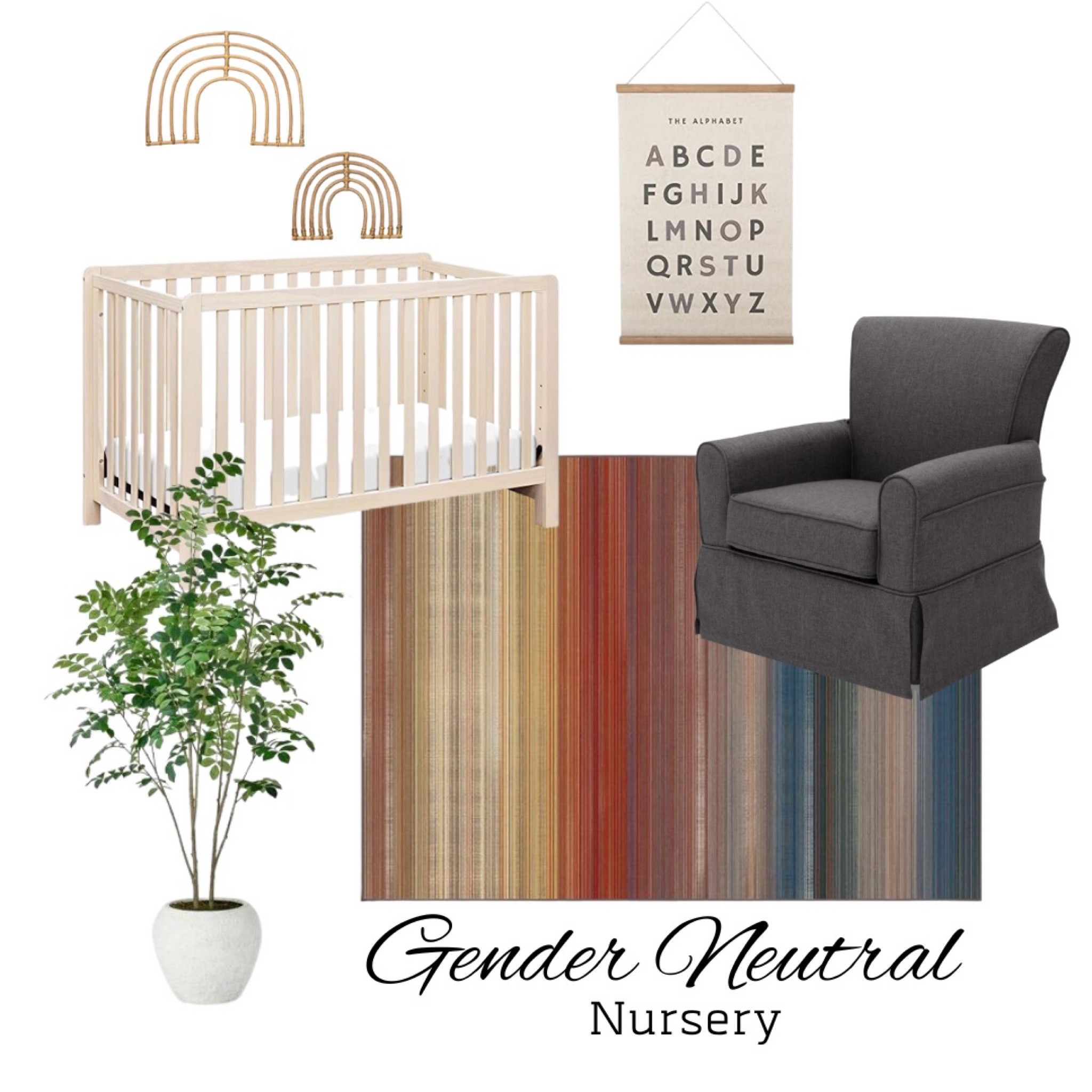 Gender neutral baby nursery 

#LTKbaby #LTKfamily #LTKhome