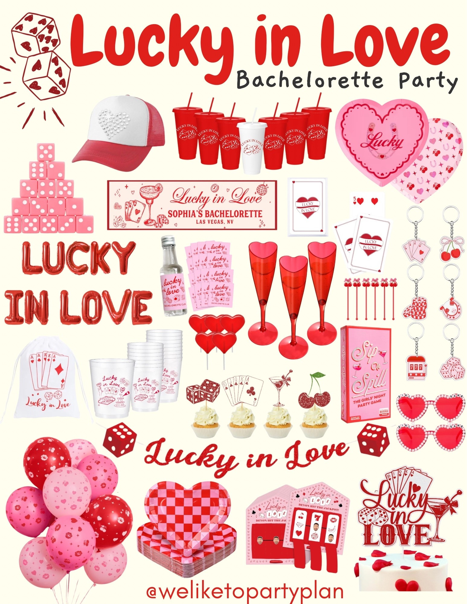 Lucky in Love Bachelorette Party ♥️♠️🎲

#LTKWedding